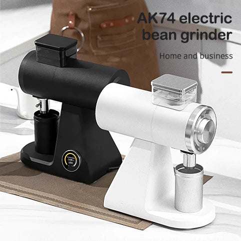 STARSEEKER AK74 Electric Bean Grinder 74mm Titanium Flat Knife Espresso Hand-brewed Coffee Home Commercial adjustable speed Coffee Burr Grinder with timer