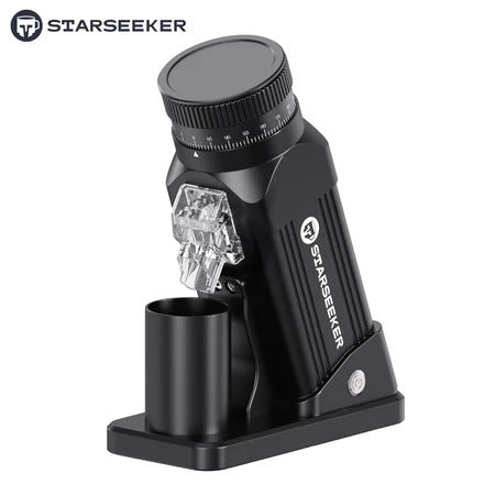 【2026ใหม่】STARSEEKER E64 เครื่องบดกาแฟ Electric Coffee Grinder 64MM Titanium Cone Burr Stepless Adjustment Espresso