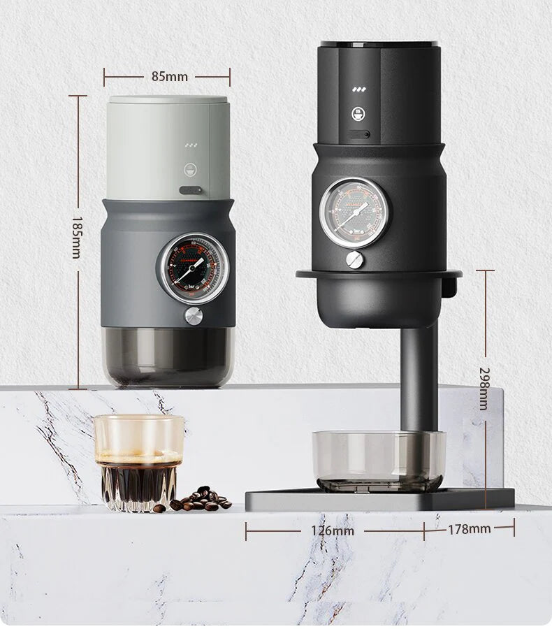 【เก็บเงินปลายทาง】 STARSEEKER Super58 Espresso Travel เครื่องชงกาแฟแบบพกพาสําหรับ Camping รถเครื่องชงกาแฟ USB-C Bracket Tamper