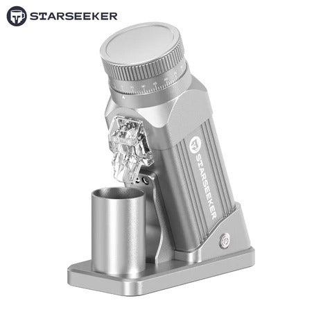 【2026ใหม่】STARSEEKER E64 เครื่องบดกาแฟ Electric Coffee Grinder 64MM Titanium Cone Burr Stepless Adjustment Espresso