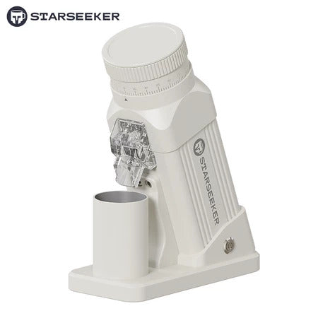 【2026ใหม่】STARSEEKER E64 เครื่องบดกาแฟ Electric Coffee Grinder 64MM Titanium Cone Burr Stepless Adjustment Espresso