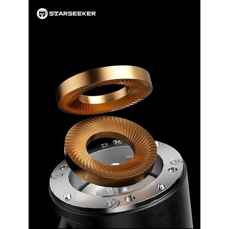 STARSEEKER MAX+ 2.0/3.0 FLATKNIFE/CONICALKNIFEเครื่องบดกาแฟ Titanium 64mm Stepless Coffee Grinder เฟืองไทเทเนียม 64มม.