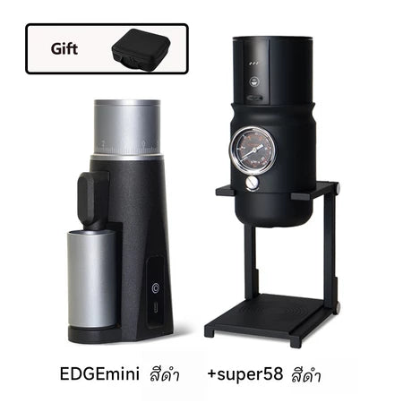 【เก็บเงินปลายทาง】 STARSEEKER Super58 Espresso Travel เครื่องชงกาแฟแบบพกพาสําหรับ Camping รถเครื่องชงกาแฟ USB-C Bracket Tamper