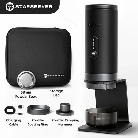 STARSEEKER S58 Portable Coffee Machineเครื่องชงกาแฟ อุ่นได้ ชาร์จได้ ใส่ด้ามจับได้ 20‑Bar Pressure ให้ความร้อนเร็ว