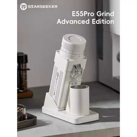 【เก็บเงินปลายทาง】 STARSEEKER E55 Pro เครื่องบดกาแฟไฟฟ้าอัจฉริยะ ใบมีดกรวยไทเทเนียม 55MM ปรับความละเอียดไร้ขั้น Stepless Adjustment อุปกรณ์ชงกาแฟ Espresso กาแฟดริป ระดับมืออาชีพ